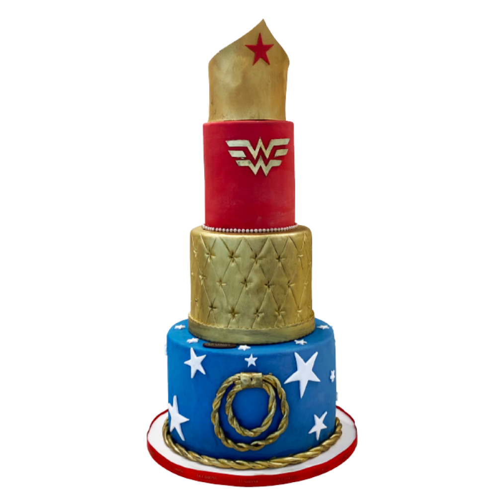 Wonder Woman Theme Cake