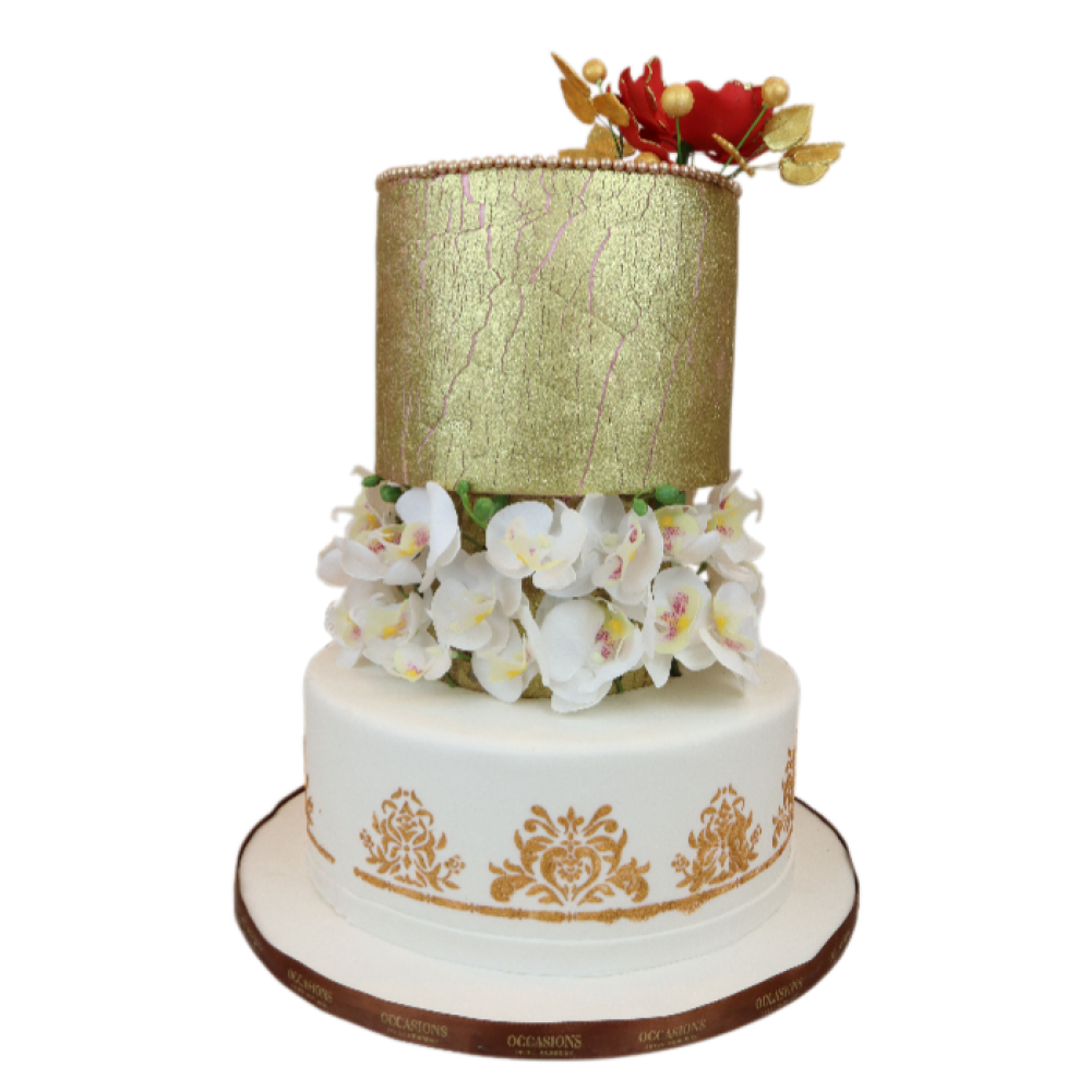 Floral Wedding Cake – 2