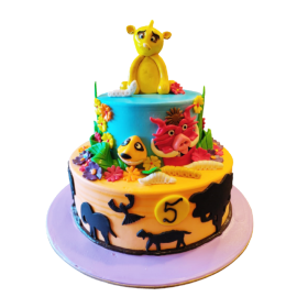 Jungle theme cake -1