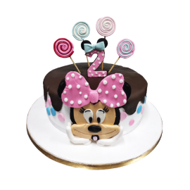 MICKEY WITH BOW CAKE