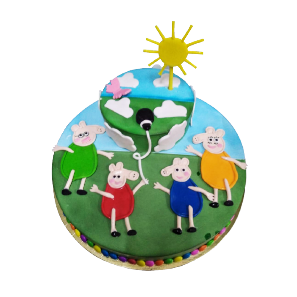 Peppa Pig & Sun Cake 