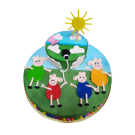 Peppa Pig & Sun Cake 