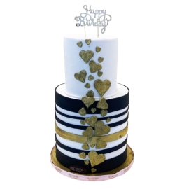 Small Heart Theme Cake