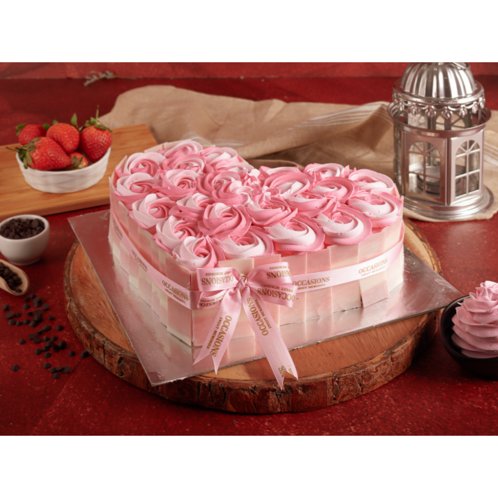 SWEETHEART CHOCO STRAWBERRY CAKE